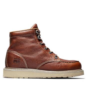 Timberland PRO Barstow Wedge Moc Soft Toe - Hnede 6 Inch Cizmy Panske, T0250SK